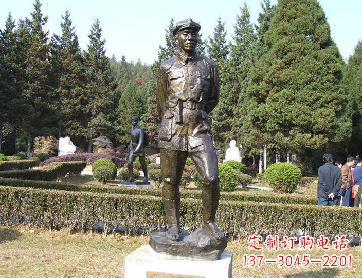 绵阳铜雕解放军战士,荣誉的象征