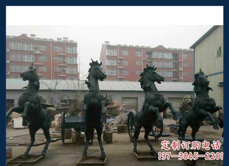 绵阳中领雕塑推出的优雅动物铜雕飞马,以其出色…