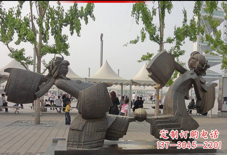 绵阳芭蕾舞姿精雕美女雕塑