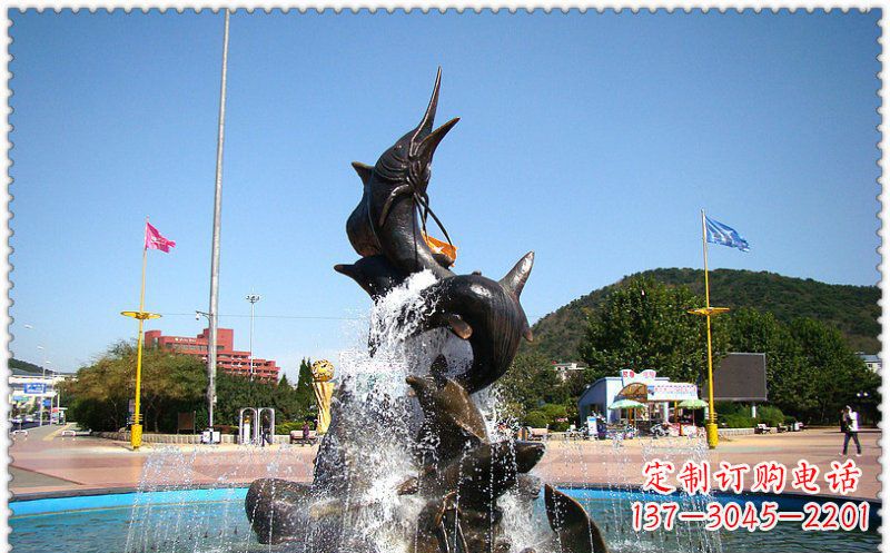 绵阳铜雕喷泉,引领美观大气