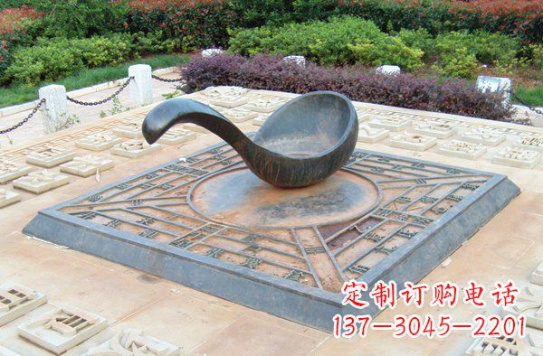 绵阳让公共空间饱满指引灵性的指南针雕塑