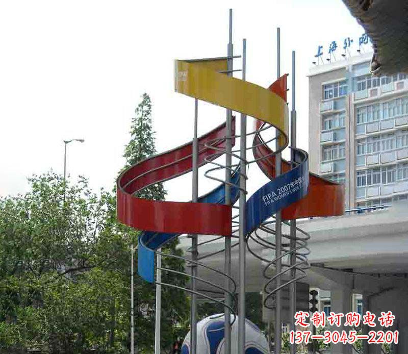 绵阳精美的不锈钢足球雕塑