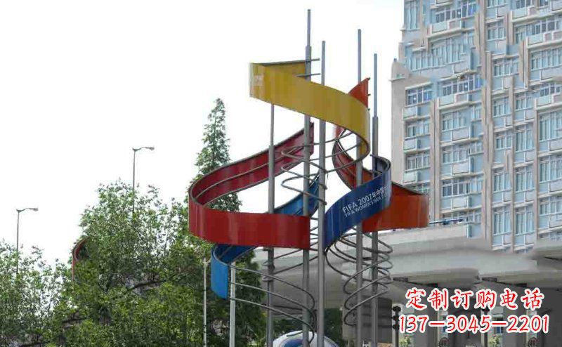 绵阳中领雕塑:不锈钢足球雕塑