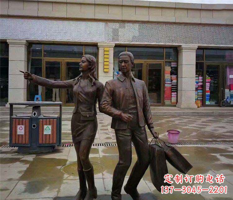 绵阳唯爱永恒:情侣雕塑