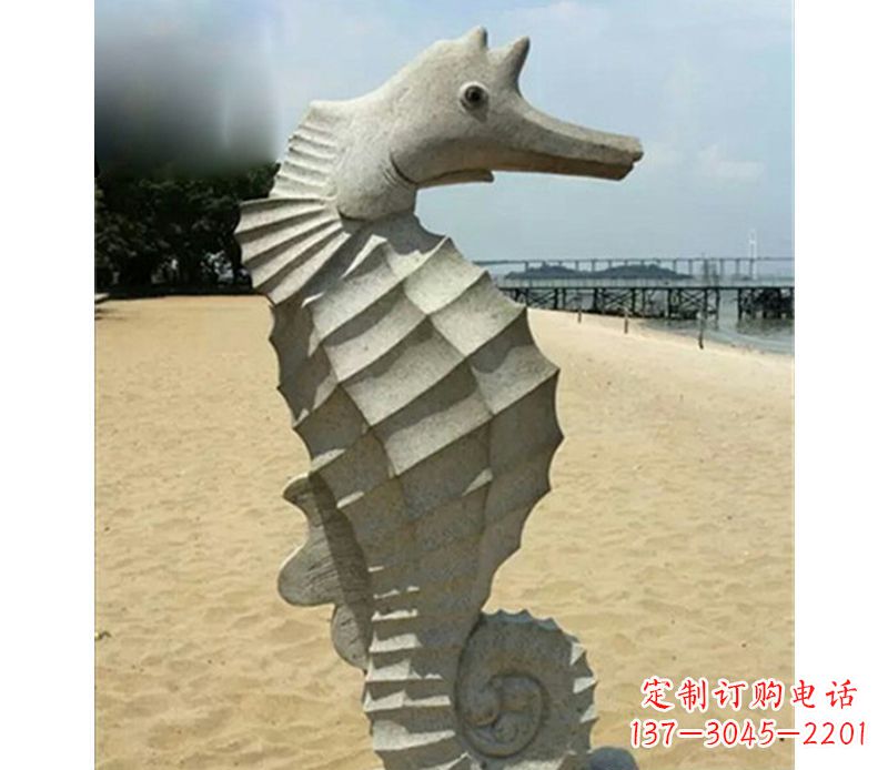 绵阳海边海马景观石雕