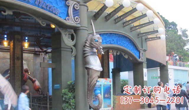 绵阳海马铜雕,一流的马雕塑制作