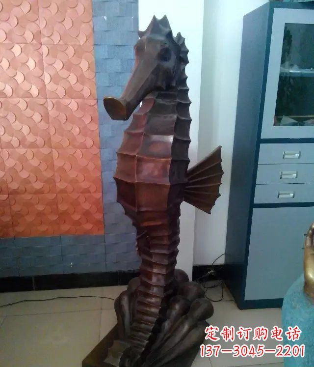 绵阳海马铸铜动物雕塑,品质保证