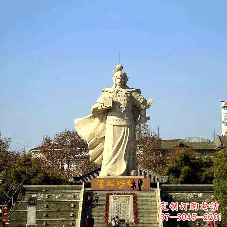 绵阳韩信西汉军事家雕像,引领西汉文化风采