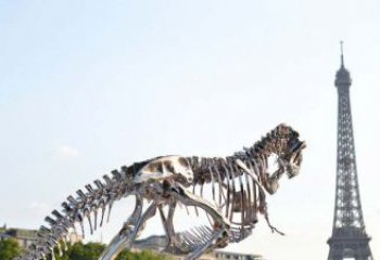绵阳精美不锈钢恐龙雕塑