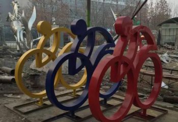 绵阳中领雕塑推出的自行车雕塑是一件别具一格的…
