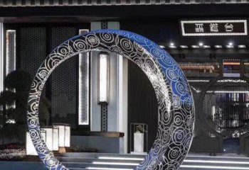 绵阳精致圆环喷泉雕塑陪伴你的绿色城市