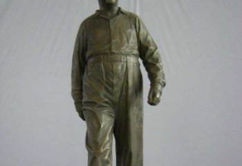 绵阳中领雕塑：经典革命人物毛主席铜雕