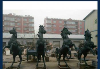 绵阳中领雕塑推出的优雅动物铜雕飞马，以其出色…