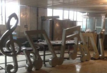 绵阳欢乐旋律，精致美观的音符不锈钢雕塑