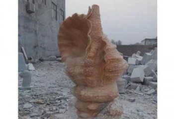 绵阳营造海洋气息的海螺景观石雕