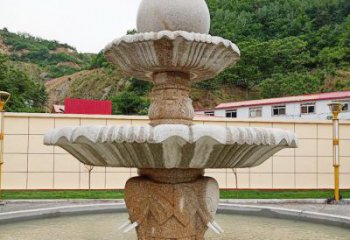 绵阳中领雕塑海螺石雕喷泉精致装点室外空间