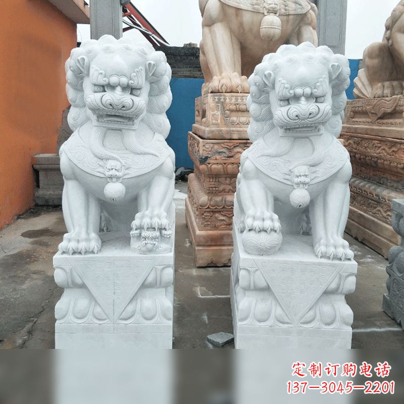 绵阳汉白玉北京小狮子