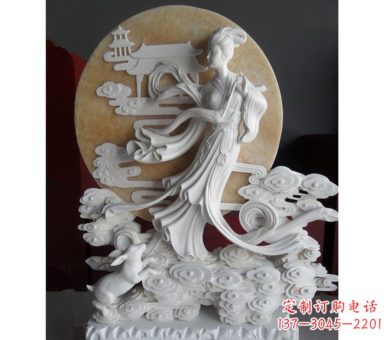 绵阳汉白玉雕塑,传承神话传奇