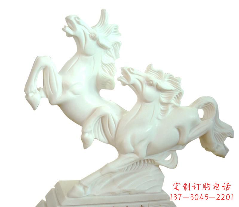 绵阳汉白玉动物飞马雕塑