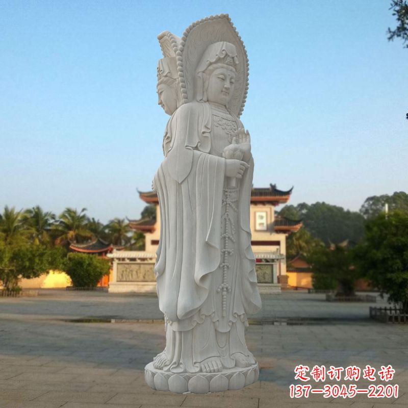 绵阳三面观音塑像,让你的生活充满智慧和祥和