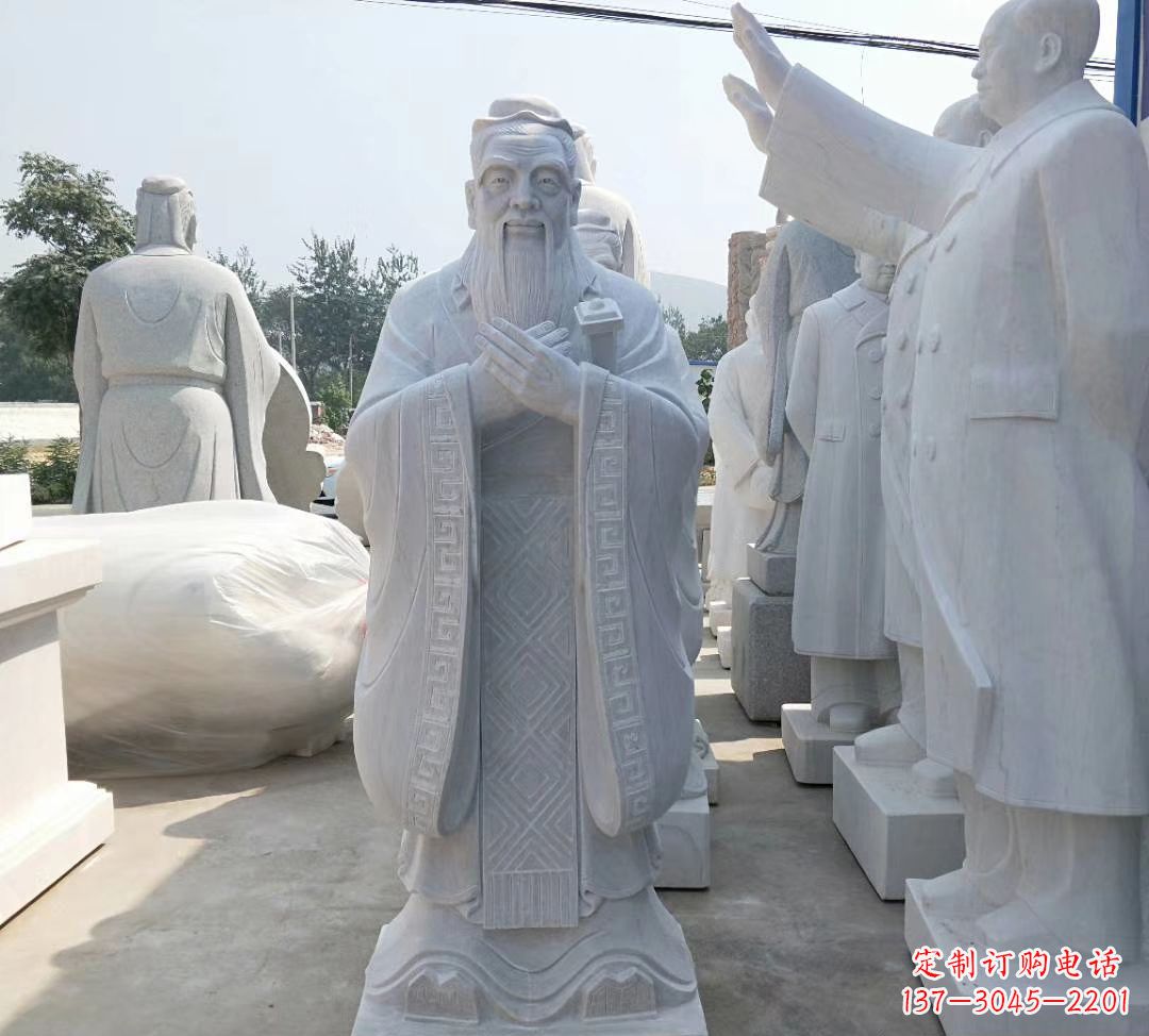 绵阳中领雕塑——校园孔子雕塑