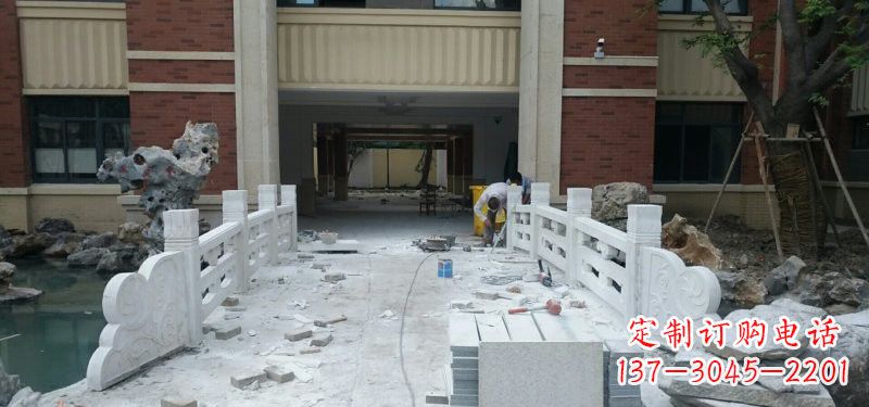 绵阳汉白玉栏板安装效果
