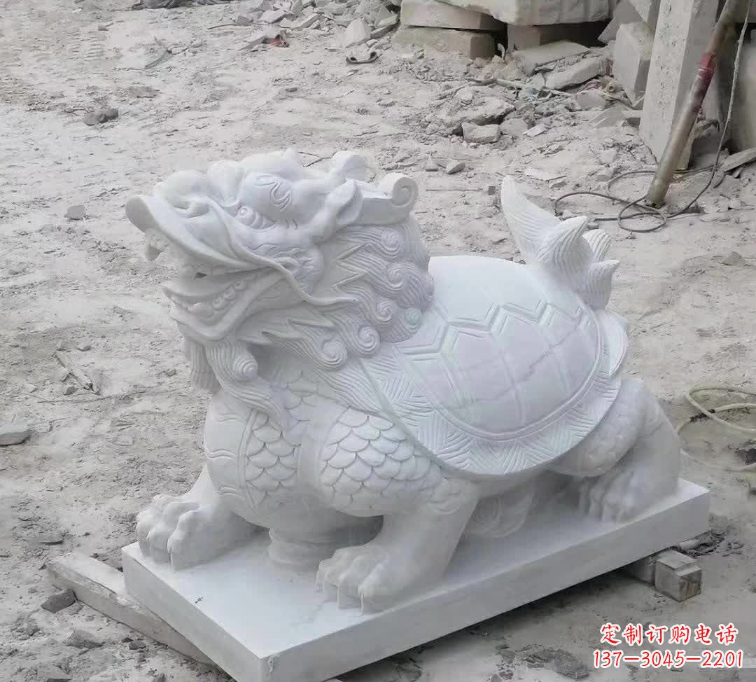 绵阳汉白玉精美动物雕塑