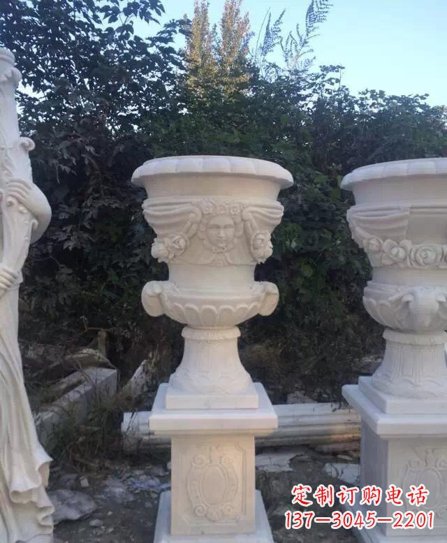 绵阳汉白玉欧式花盆