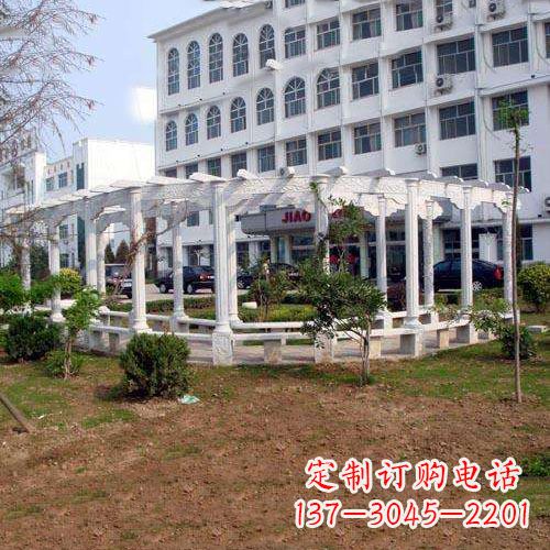 绵阳汉白玉雕花架,完美融合欧式石雕