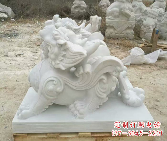 绵阳精美貔貅门口招财石雕