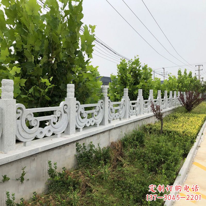 绵阳汉白玉石栏杆雕塑,精雕细琢,精美无比