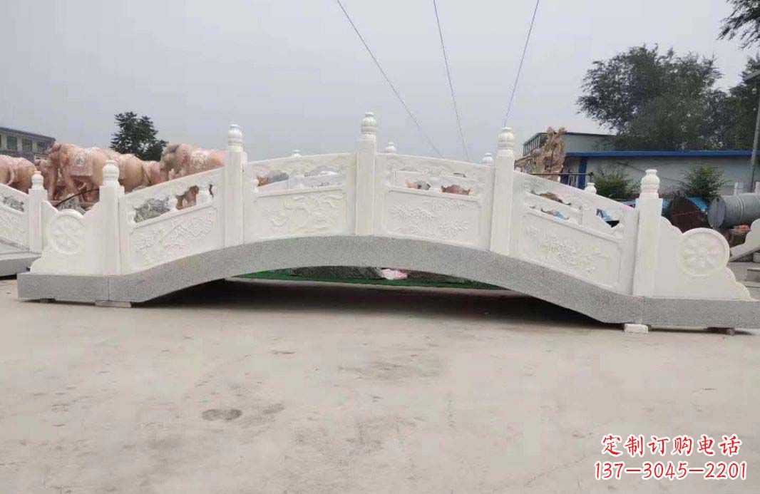 绵阳汉白玉石桥雕刻,高雅与和谐的完美结合
