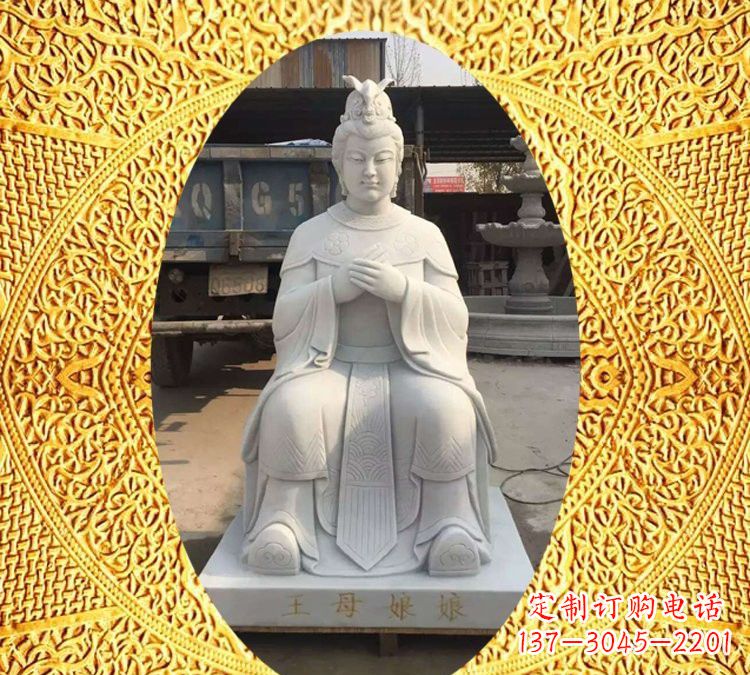 绵阳中领雕塑汉白玉神像雕塑