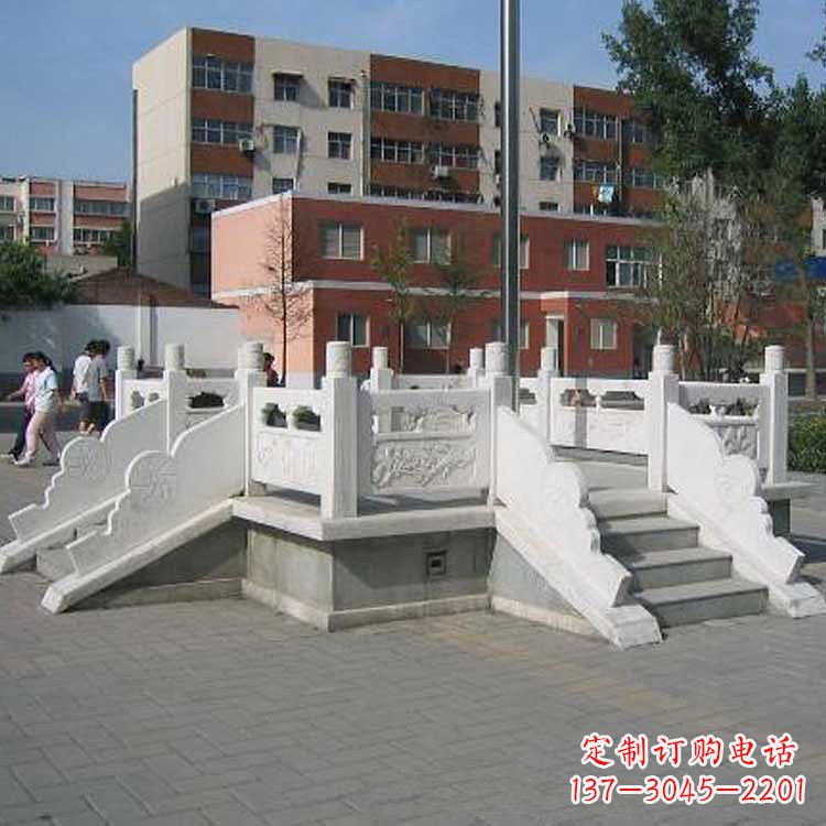 绵阳汉白玉学校升旗台雕塑