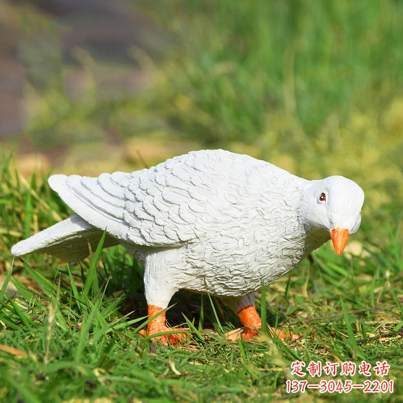 绵阳中领雕塑:传递和平与爱的和平鸽雕塑