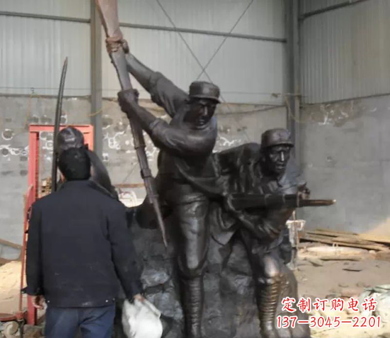 绵阳细腻精美的红军雕塑