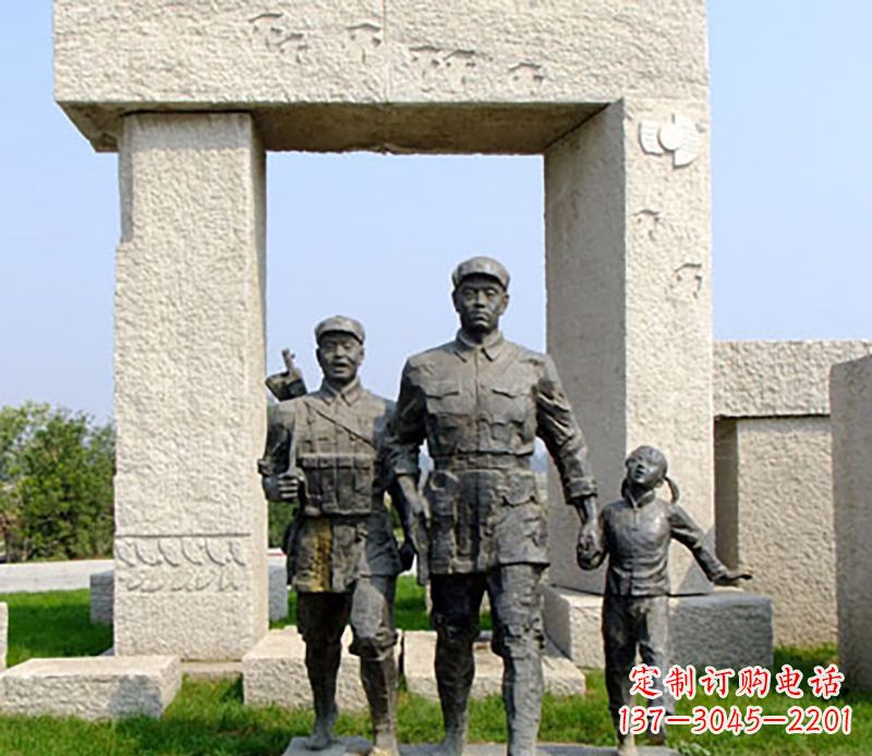 绵阳红军公园雕塑,精致而独特