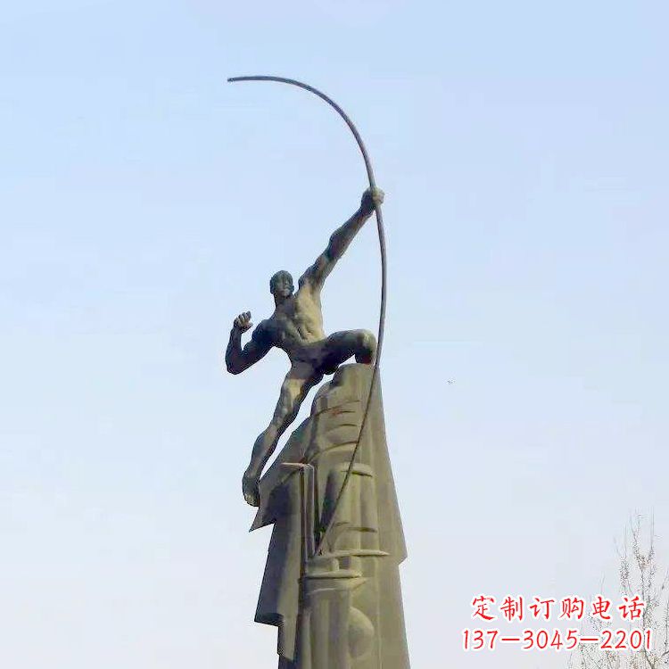 绵阳精美雕塑,品质保证——后羿雕塑