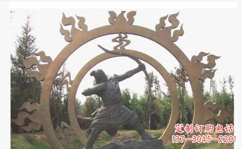 绵阳专业定制后羿雕塑,完美彰显人物神韵