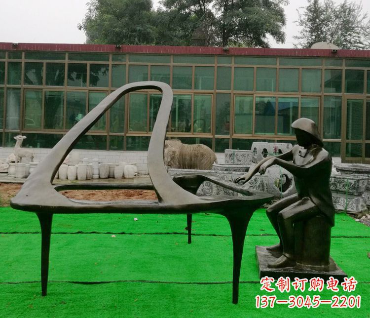 绵阳精美钢琴雕塑,完美结合实用性与艺术美感