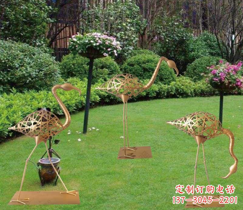 绵阳户外火烈鸟雕塑