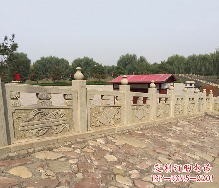 绵阳护城河大理石栏板雕塑