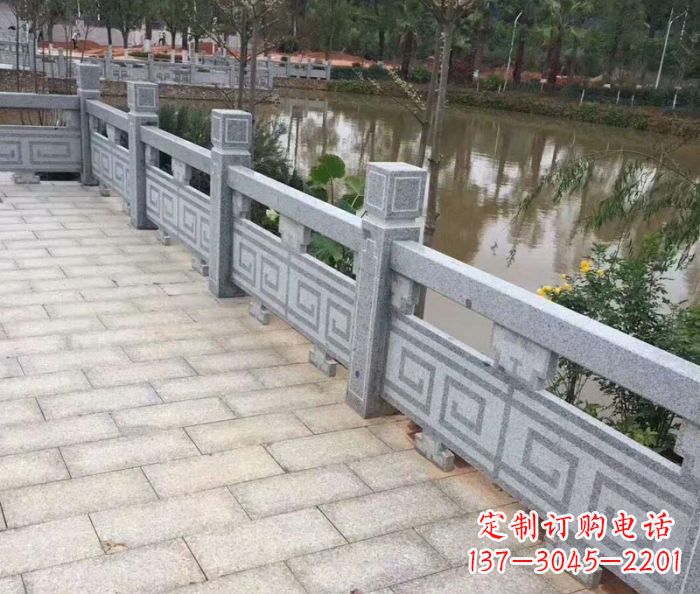 绵阳护城河建筑石雕栏板 (4)