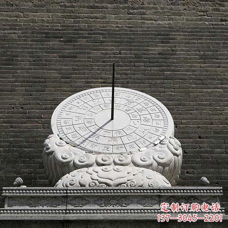 绵阳花岗岩古代计时器日晷雕塑