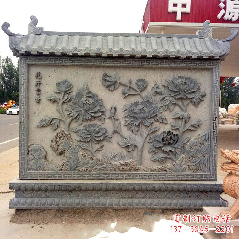 绵阳精致影壁雕塑,贵宾大门落成仪式与祥和气息并存
