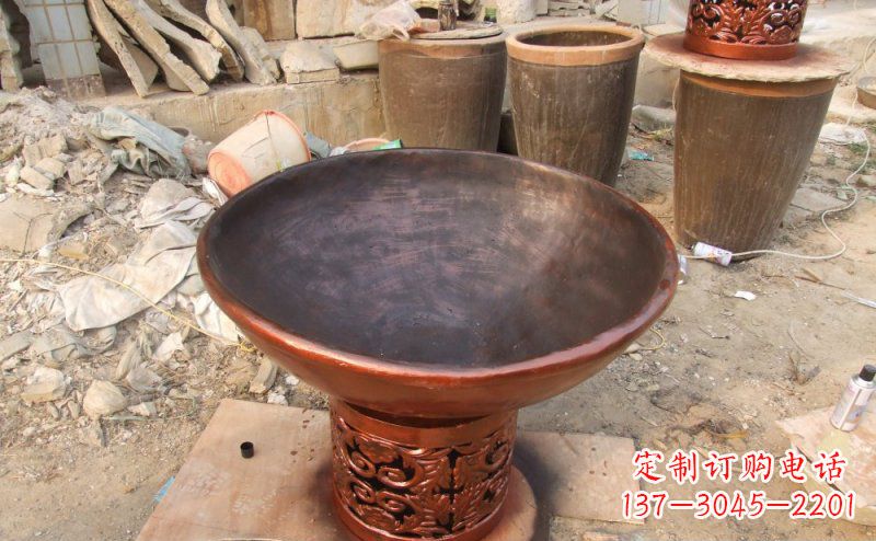 绵阳铜雕花盆,为景观打造精致无瑕
