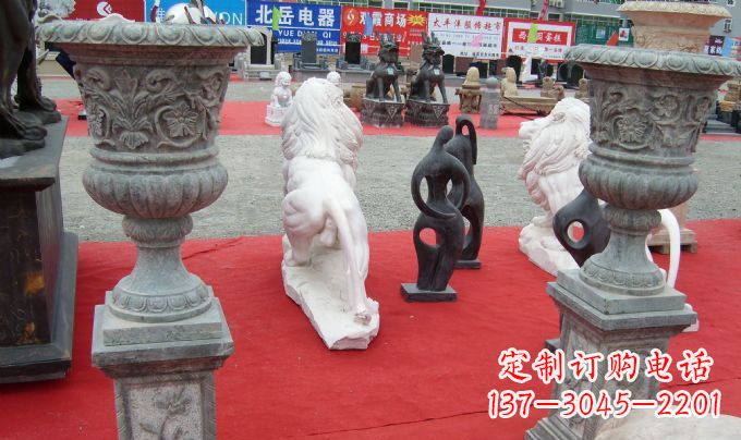 绵阳花盆公园景观石雕