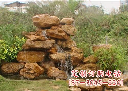 绵阳黄蜡石假山雕塑,古典美感与精细工艺的完美结合
