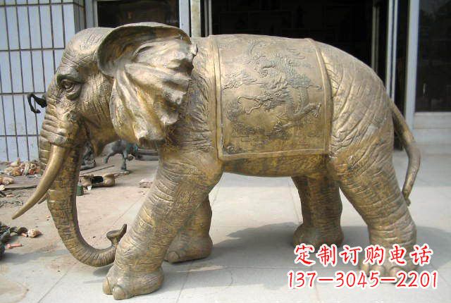 绵阳黄铜大象雕塑,让你的空间充满热情