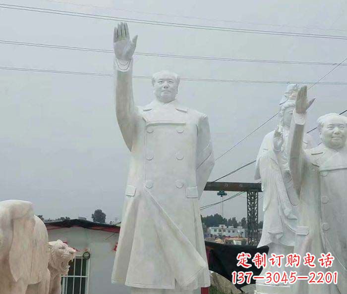 绵阳挥手毛泽东伟人石雕